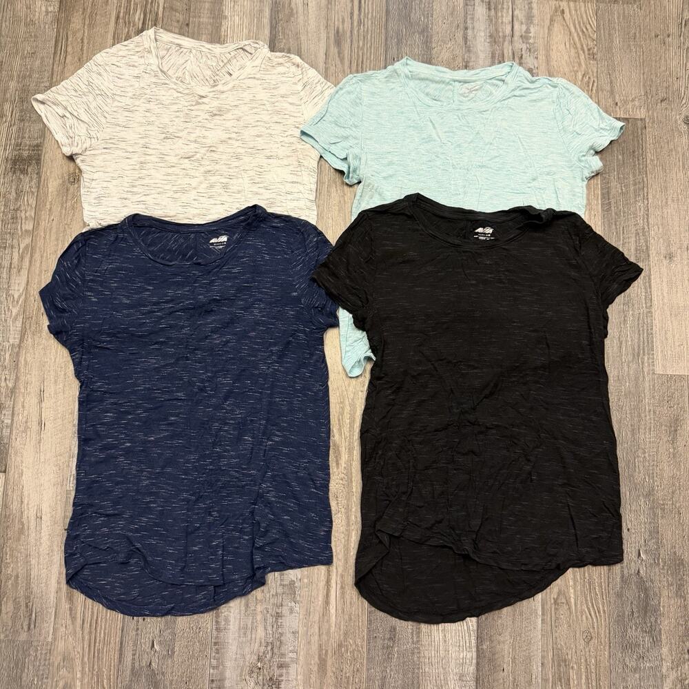 Avia Women's Athleisure Commuter Short Sleeve T-Shirt Lot Of (4) (Size XS)